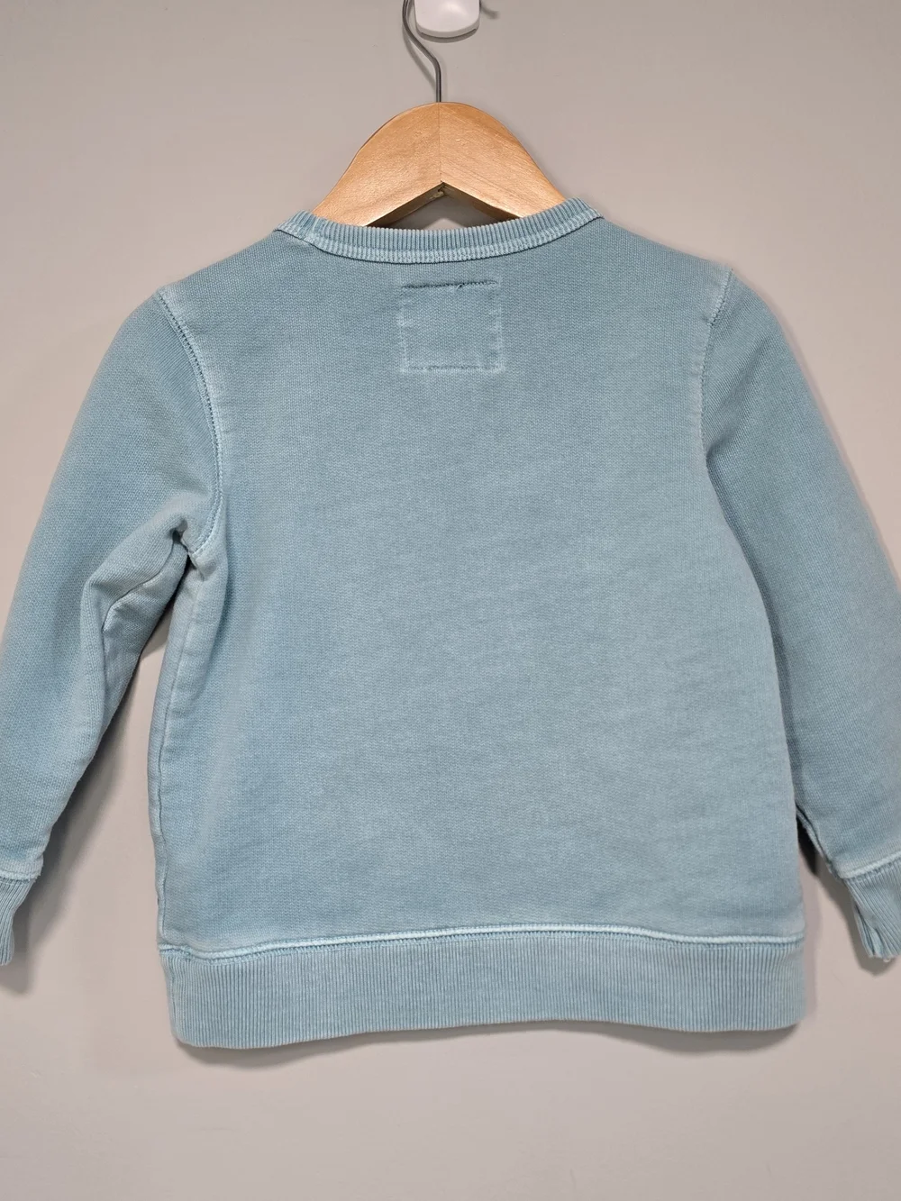 OshKosh Baby Blue Crewneck Sweatshirt with Chest Pocket